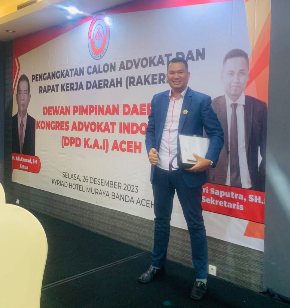 Ketua DPC KAI Kab. Aceh Selatan Maman Supriadi, MH